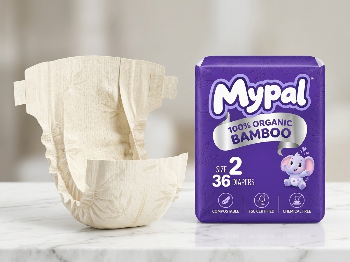 Biodegradable Bamboo Baby Diapers